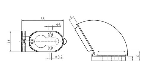 Mauer Cilinder afdekrozet 17 mm Mat RVS