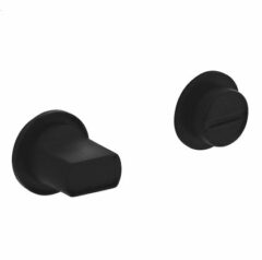 WC-sluiting 8mm zelfklevend platte ronde rozetten ø30mm RVS zwart