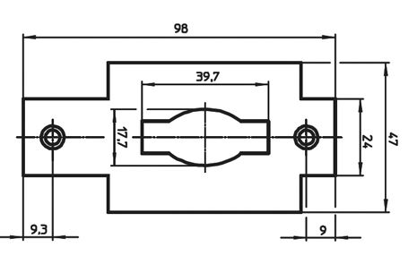 Mauer Sluitplaat 452 RVS Din Rechts