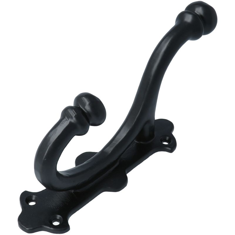 Kapstokhaak Kim ijzer zwart