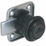 Mauer Cilinderslot meubelslot glans Chroom/Zwart