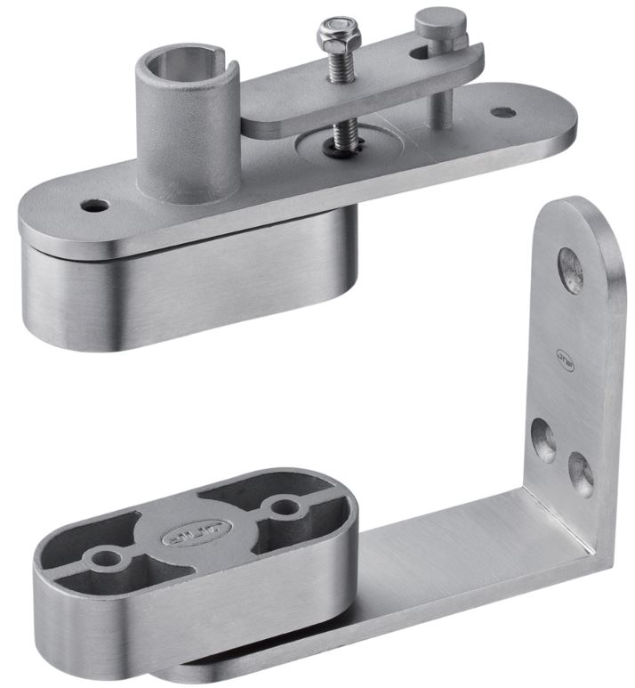 Pivot/taatsdeurscharnier RVS