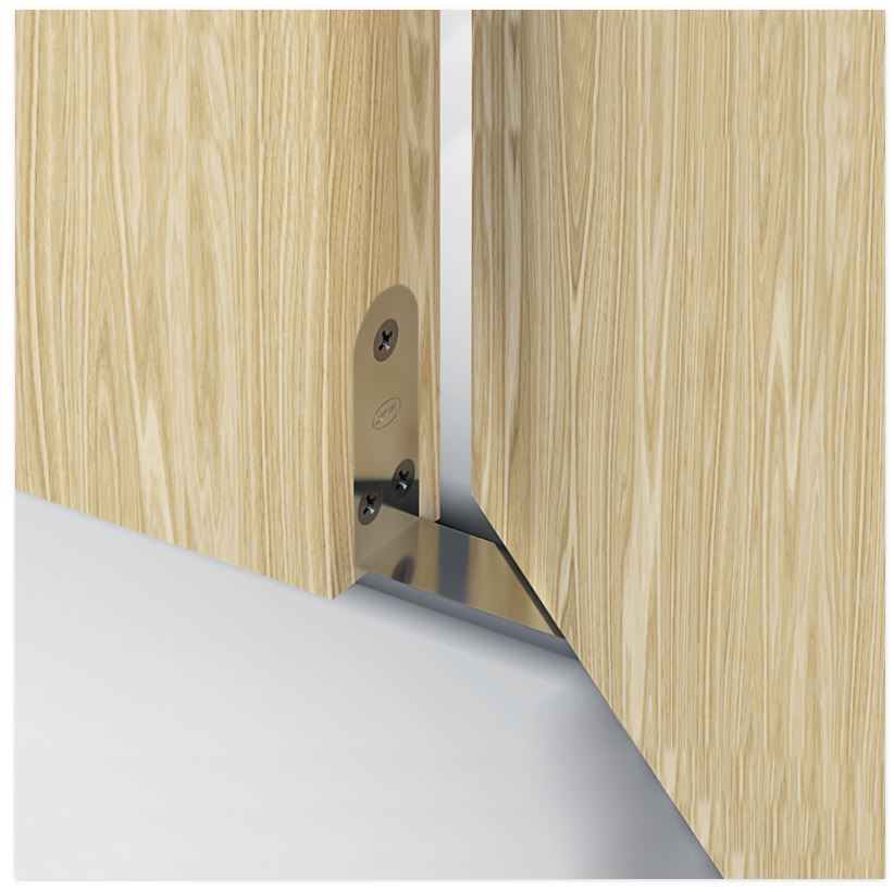 Pivot/taatsdeurscharnier RVS