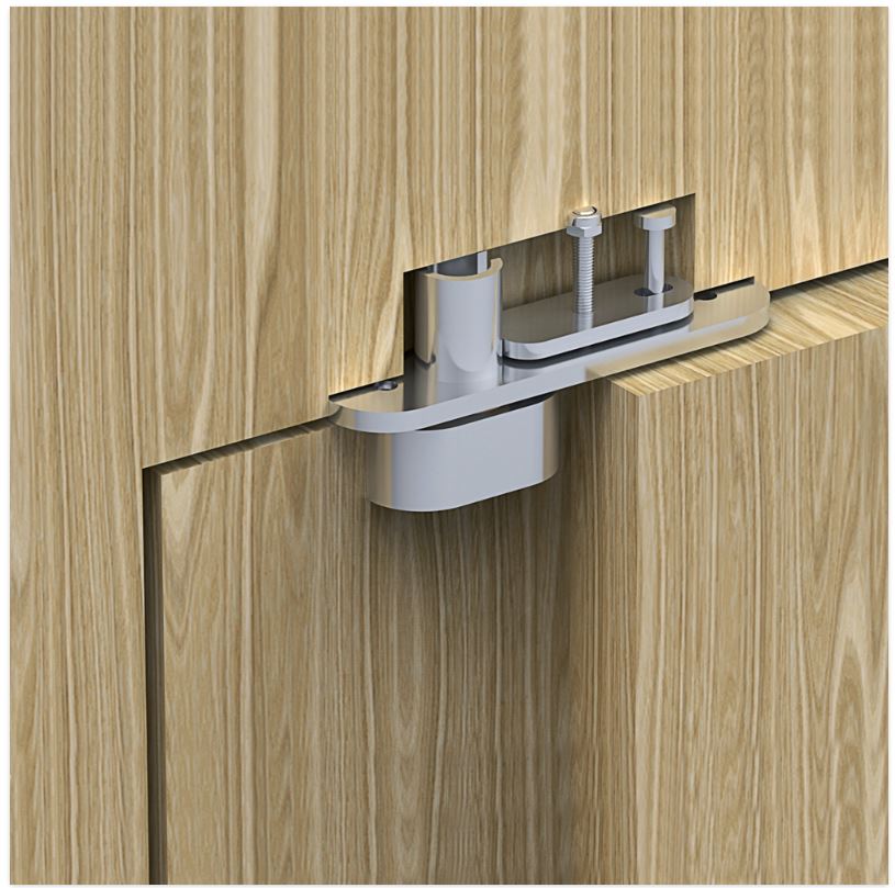 Pivot/taatsdeurscharnier RVS