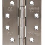 Kogellagerscharnier 102x76x3 mm rechte hoek RVS