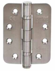 Kogellagerscharnier 102x76x3 mm Ronde hoek RVS