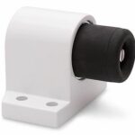 Deurstopper vloermodel geveerde stootbuffer Robusto wit