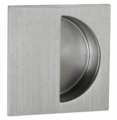 Schuifdeurkom Recht 50x50 mm RVS