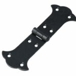 Scharnier ijzer zwart 131x41 mm