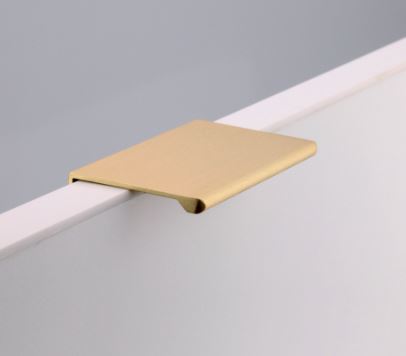 Greep DROP 32 mm goud geborsteld