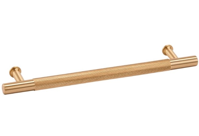 Greep GLITTER 160 mm goud gesatineerd