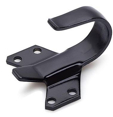 Sluithaak zwart terugliggende deuren 7,5mm - 24,5mm