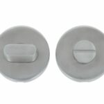 WC-Sluiting Blind Rond met 8 mm stift RVS