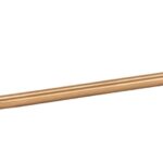 Draadgreep inox Ø10 mm goud gesatineerd 96 mm