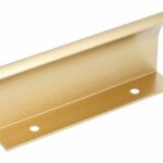 Greep EDGE STRAIGHT goud geborsteld 60 mm