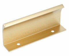Greep EDGE STRAIGHT goud geborsteld 60 mm