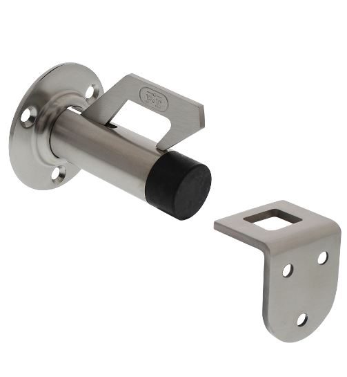 P+E Deurvastzetter wandmontage rvs geborsteld