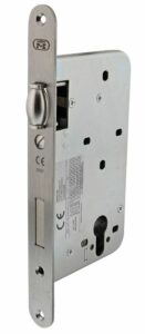 P+E Tonrol dag- en nachtslot PC72 doornmaat 60 mm met rvs geborstelde voorplaat 235x25 mm