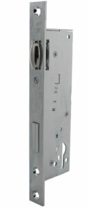 P+E Tonrol dag- en nachtslot PC78 doornmaat 35mm met gegalvaniseerde voorplaat 220x22mm