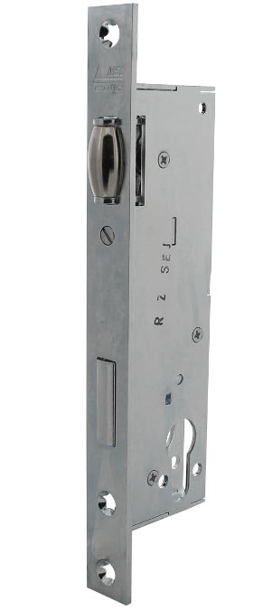 P+E Tonrol dag- en nachtslot PC78 doornmaat 35mm met gegalvaniseerde voorplaat 220x22mm