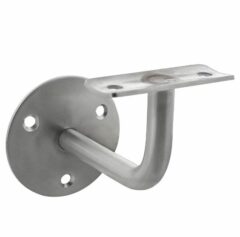 P+E Leuninghouder rond ø58mm opschroevend hol zadel rvs geborsteld