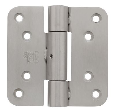 P+E Projectscharnier SKG3 hout/hout 100mm rvs geborsteld