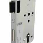 P+E Dag- en nachtslot PC72 DIN links met rvs geborstelde voorplaat 235x20mm