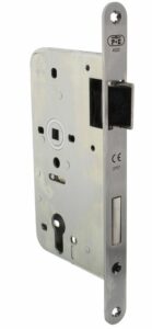 P+E Dag- en nachtslot PC72 DIN rechts met rvs geborstelde voorplaat 235x20mm