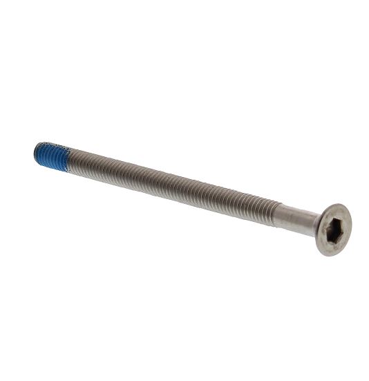 P+E Inbusbout M4x60mm verzonken kop rvs geborsteld