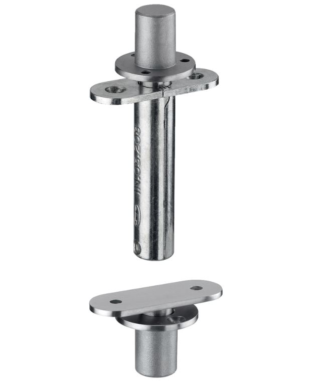 Pivot/taatsdeurscharnier RVS