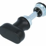 Knop WC-garnituur NUDA PURO Mat Zwart