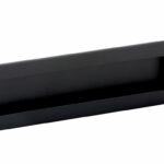 Schuifdeurkom 160 x 50 mm zwart