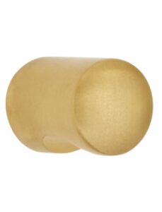 Knop met inkeping goud gesatineerd