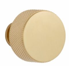 Knop GLITTER 29 mm goud gesatineerd