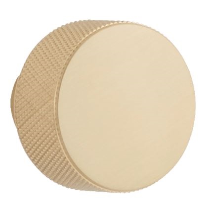 Knop GLITTER 35 mm goud gesatineerd