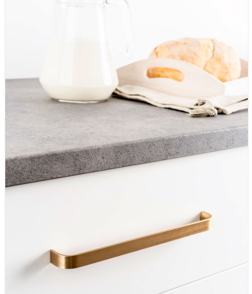 Greep Mini sense goud geborsteld 256 mm