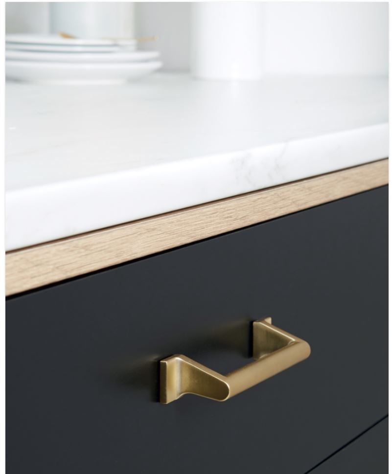 Greep Ship mat goud 128 mm - Afbeelding 3