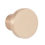 Knop CISS 25 mm goud gesatineerd