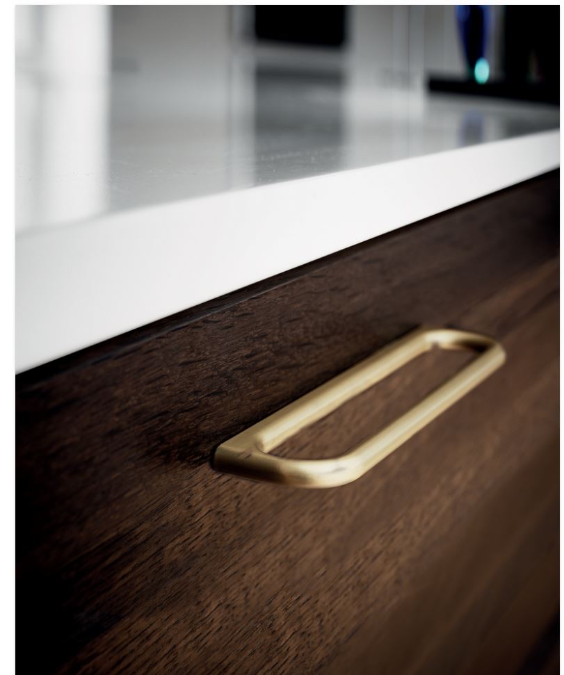 Greep LUCK 160 mm mat goud