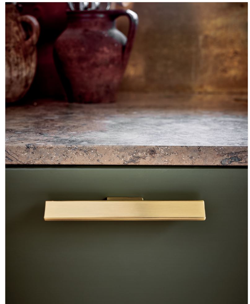 Greep HAMMER 32 mm mat goud