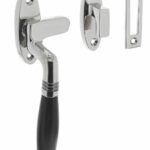 Raamsluiting Ton Model Links Chroom/Ebbenhout