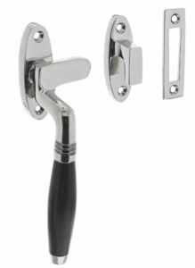 Raamsluiting Ton Model Links Chroom/Ebbenhout