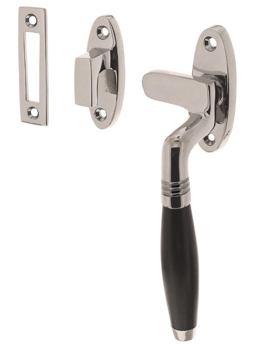 Raamsluiting Ton Model Rechts Nikkel/Ebbenhout