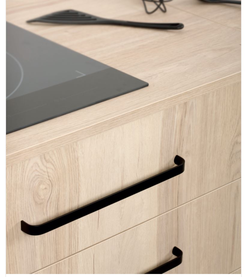 Greep Mini sense mat zwart 160 mm