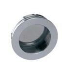 Schuifdeurkom Rond 60 mm chroom