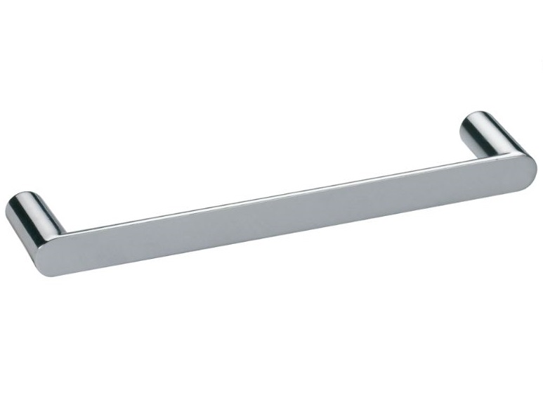 Greep Recht 128 mm chroom mat