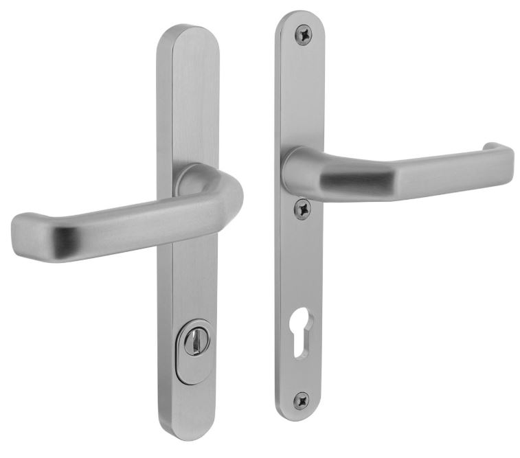 SKG3 smalschilden geveerd kruk/kruk verkropt PC 92 mm met kerntrek beveiliging Aluminium F1