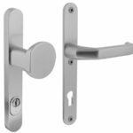 SKG3 smalschilden geveerd greep/kruk verkropt PC 92 mm met kerntrek beveiliging aluminium F1