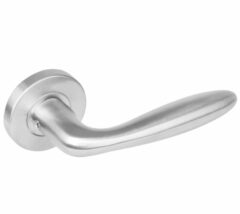 Deurkruk Jupiter op Rond Rozet RVS