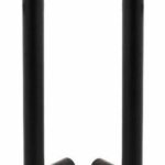 Set Deurgrepen T-vorm 400x65x20 HoH 300 mm RVS/Mat Zwart